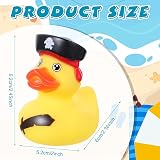 KAHEIGN 30 Pcs Rubber Ducks Random Assortment Bath Toys Mesh Bag view 4