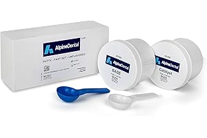 Alpine VPS Putty, Fast Set, 1 - Base & 1 - Catalyst, 240g / 8.47 oz Each Container