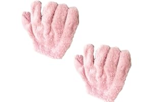 Quick drying styling gloves A pair of lightweight super soft super absorbent gloves anti-frizzy hair towel coral velvet, suit