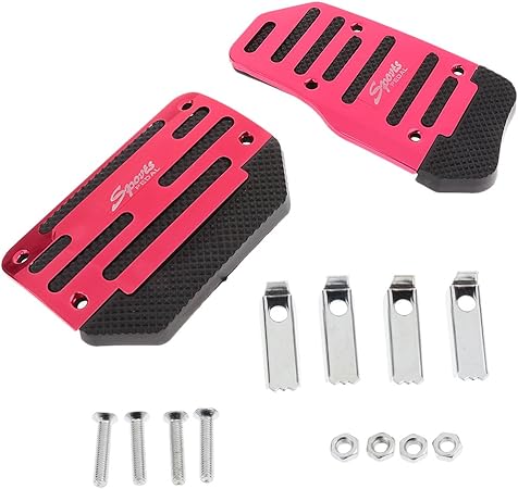 Amazon ノーブランド品 ノンスリップペダルパッド 車 自動車ブレーキペダル アクセルペダル カバー ペダル 車 バイク