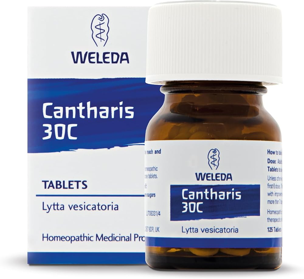 Weleda Cantharis 30 C Pack of 125 Tablets Plant Medicine Homeopathic