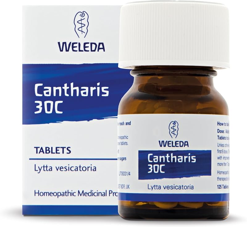 Weleda Cantharis 30 C Pack of 125 Tablets Plant Medicine Homeopathic