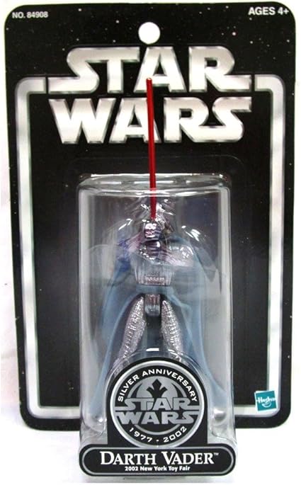 silver darth vader figure