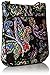 Vera Bradley Women's Cotton Triple Zip Hipster Crossbody Purse, Kiev Paisley, One Size