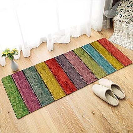 Status 3D Digital Printed Nylon Runner - 22x55, Multicolour