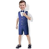 Nwada Boys Suit Toddler Dress Clothes Shirt with Bow Tie, Dress Pants Sets Kids Gentleman Outfit suits