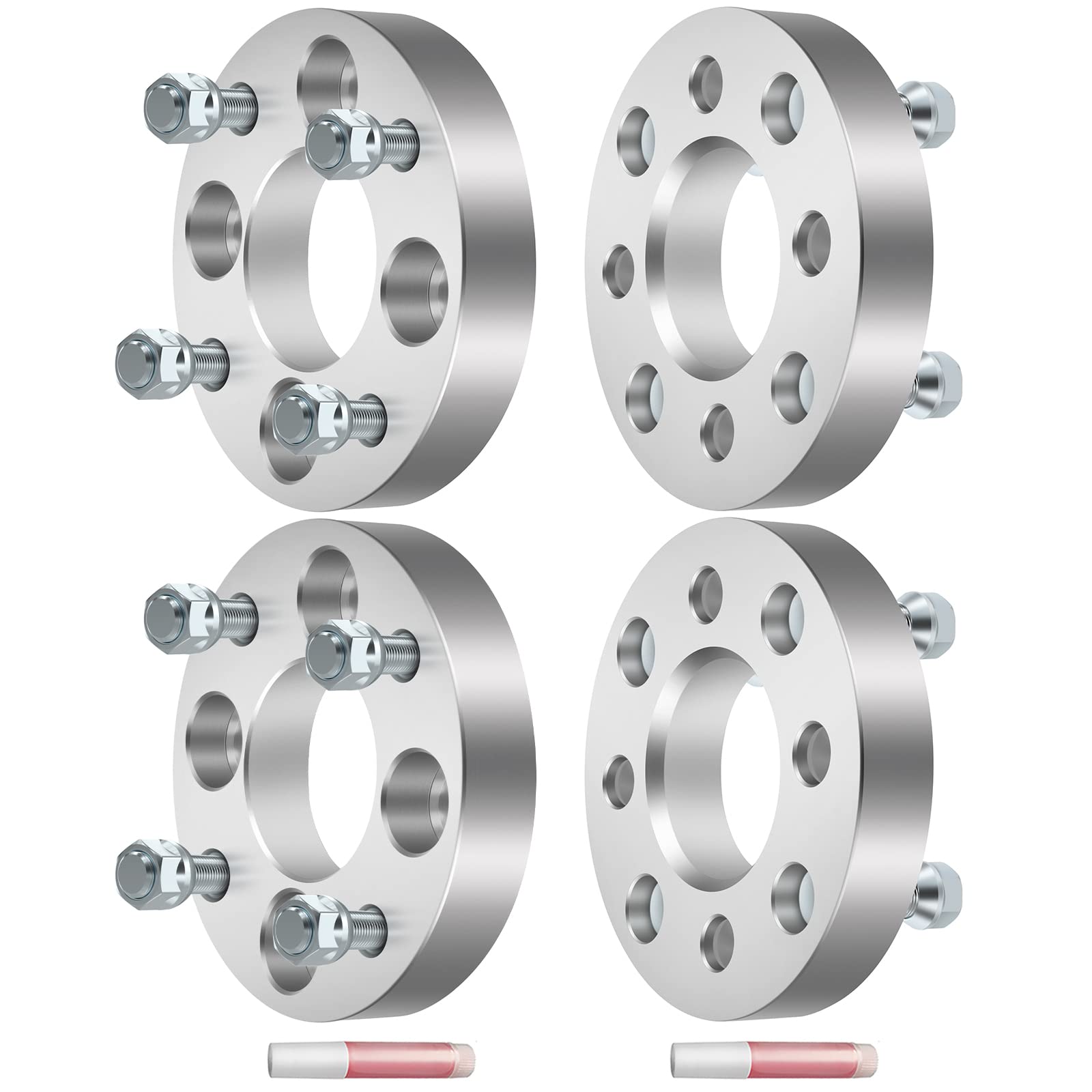 Photo 1 of ECCPP 4PCS 1 inch Wheel Spacers adapters 4 Lug change bolt pattern from 4x4 to 4x110 10x1.25 Studs 64mm fits for 1988-2000 for Honda FourTrax 300| 2003-2005 for Honda Traxter Max 500