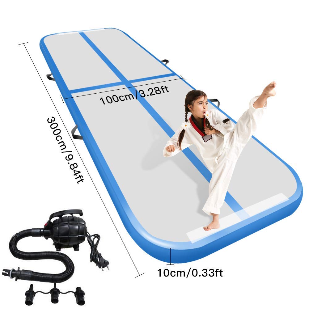 GoFun Air Track Inflatable 10x33FT Gymnastics Mat Air Floor
