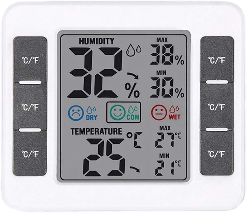 WOVELOT - Termómetro magnético Digital LCD para casa, termómetro de