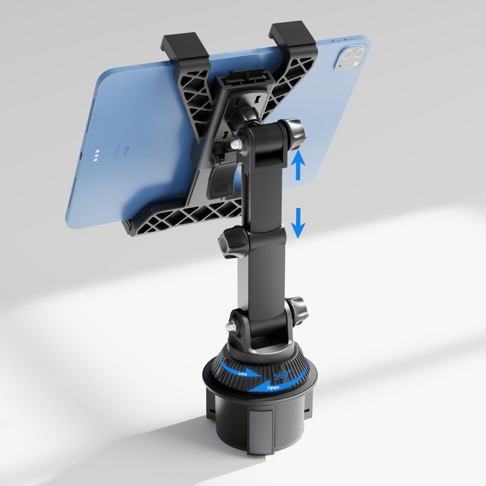 Photo 1 of OHLPRO Cup Holder Car Tablet Mount for Truck, Universal iPad Holder for 7-11" iPad Pro Air Mini, Galaxy Tab, Adjustable Arm, Extendable & Flexible Car Mount for Road Trip Essentials,Travel AccessoriesLPNPMEK0413798
