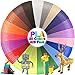 3D Pen Filament Refills-1.75mm-Pack Of 20 Colors-21 Feet Each-420 Feet Total Nontoxic Compatible With Most 3D Pens Diy Material Tools