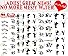 Clear Vinyl Cut, Peel and Stick Nail Art Decals/Stickers by DimOxy Designs Themed for Mickey and Minnie Black and White (Ver.2) Lovers.