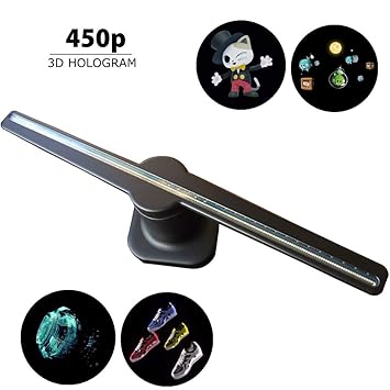 Ventilador de publicidad de holograma 3D, ventilador de ...