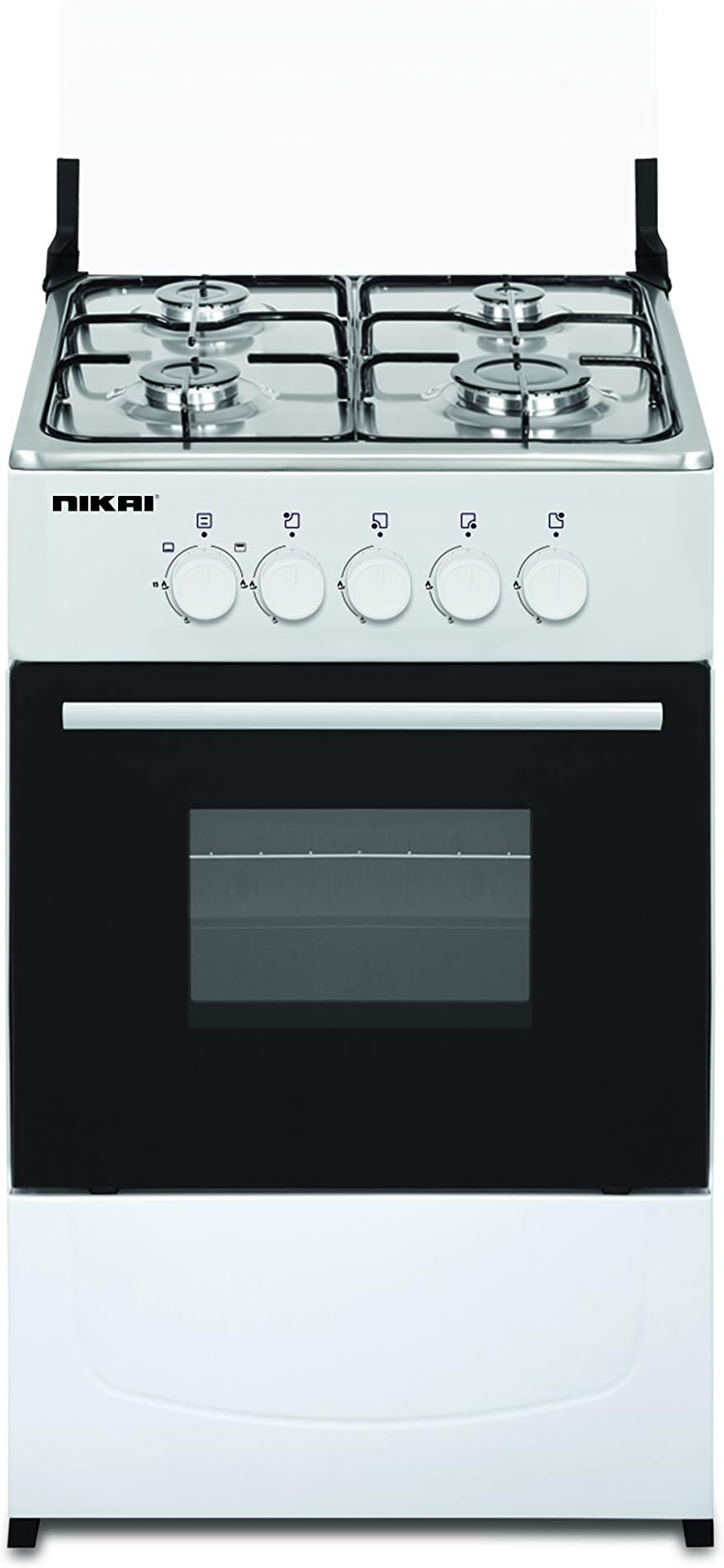 Nikai Gas Cooking Range With Oven 50x50cm, White U210n5 price in UAE