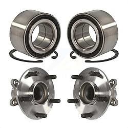 Front Rear Wheel Bearing And Hub Assembly Kit For