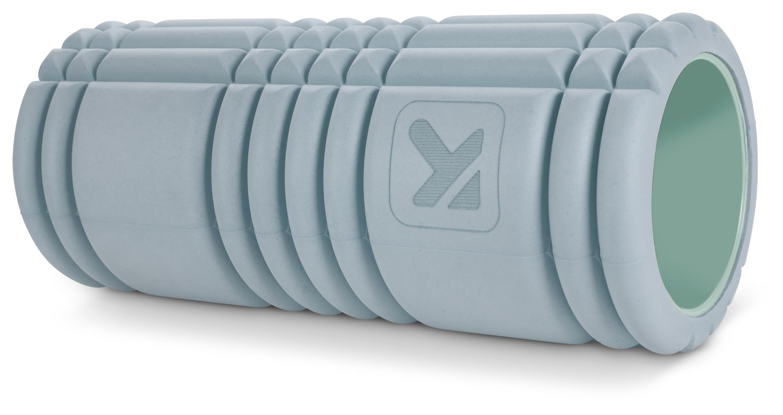 TriggerPoint Recycled Grid Hollow Core Foam Roller - for Muscle Recovery and Mobility,Made with 80% Recycled Materials,Sweat Resistant, Easy to Clean,33cm x 13cm,Blue