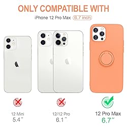 Hython Case for iPhone 12 Pro Max Case with Ring