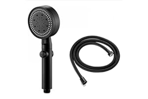 Multi-Functional High Pressure Handheld Shower Head with 5 Modes ON Off Switch Water Saving Easy to Install