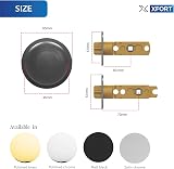 XFORT Bello Passage Knob Set Polished Chrome Non Locking Door Knob view 4