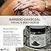Biofinest Activated Bamboo Charcoal Body Scrub - with Dead Sea Salt, Shea Butter, Jojoba Oil, Vitamin E- Best For Dry Skin/ Cellulite/ Stretch Marks (250g)