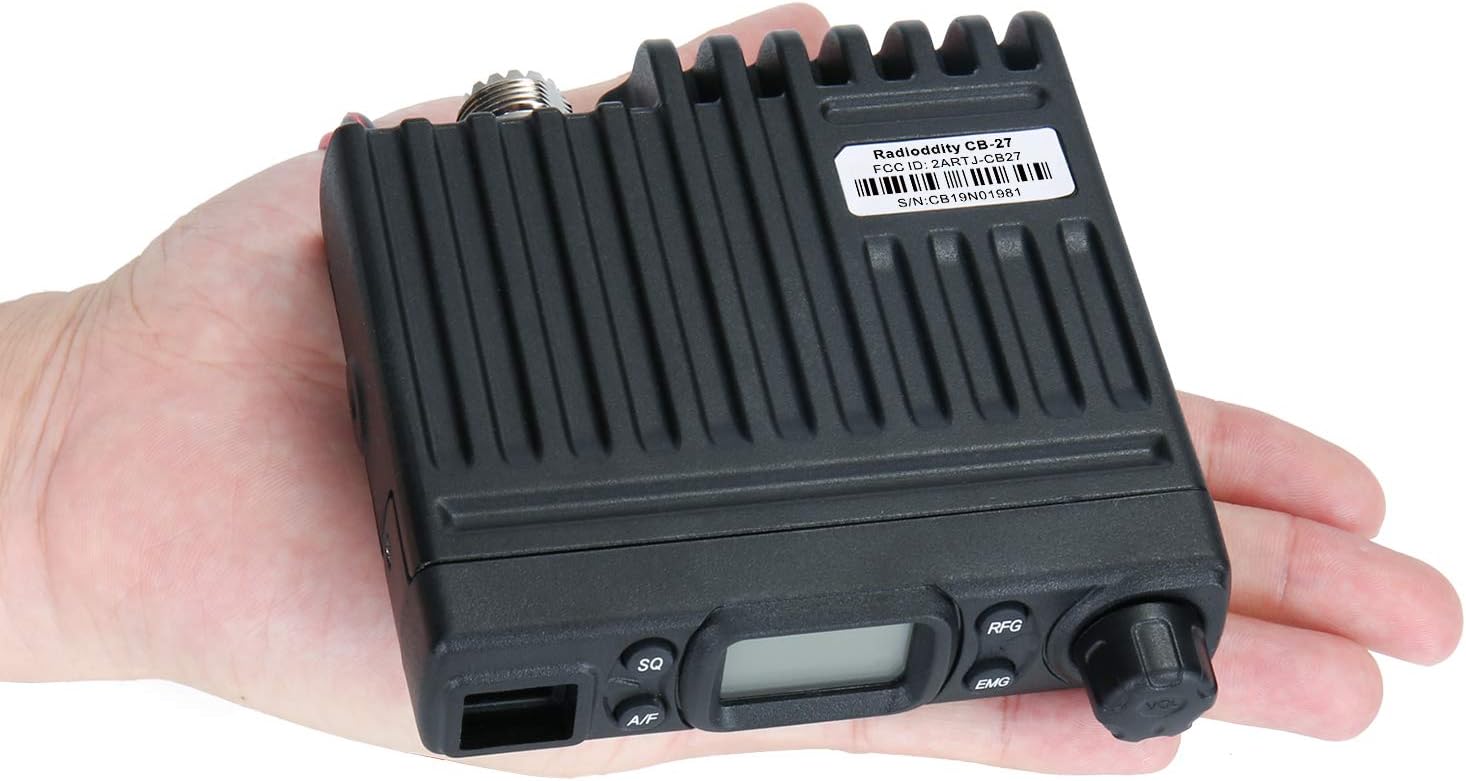 Radioddity CB-27 CB Radio Mobile 40-Channel, AM Instant Emergency Channel 9/19, RF Gain with Removable Microphone: Automotive