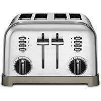 Cuisinart 4 Slice Toaster Oven, Brushed Stainless, CPT-180P1