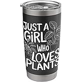 Plants Just A Girl Who Loves Plants Stainless Steel Insulated Tumbler