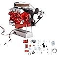 Aetheria Mini V8 Engine Kit That Runs, 3D Printed Simulated V8 Engine for Car, 1:6 Working V8 Motor, Build Your Own Mini Engine That Works - Kit Version