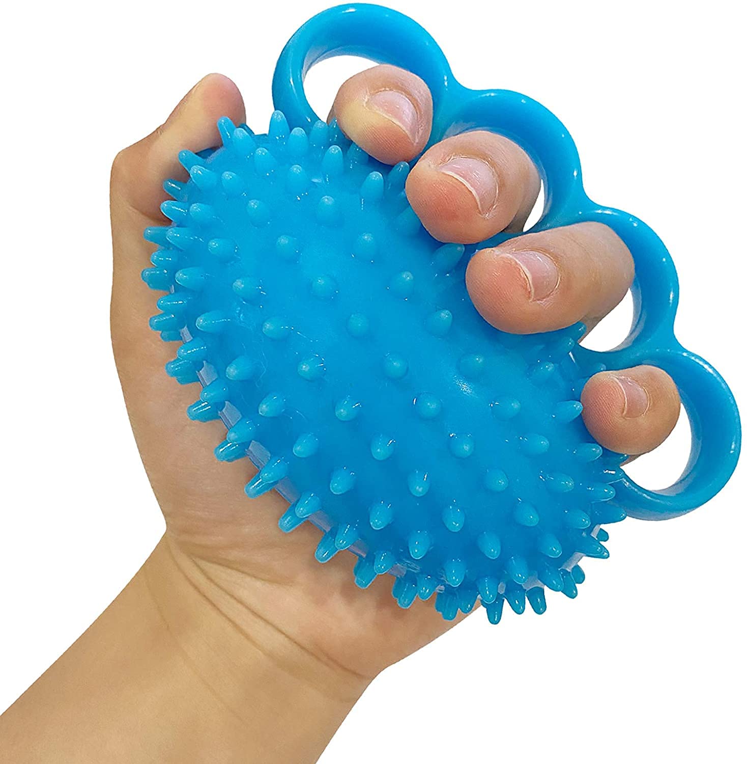 Finger Grip Ball,Finger Exerciser,Squeeze Stress Balls for Hand Therapy Grip Ball Strength Training for Athletes Musicians Physical Rehabilitation