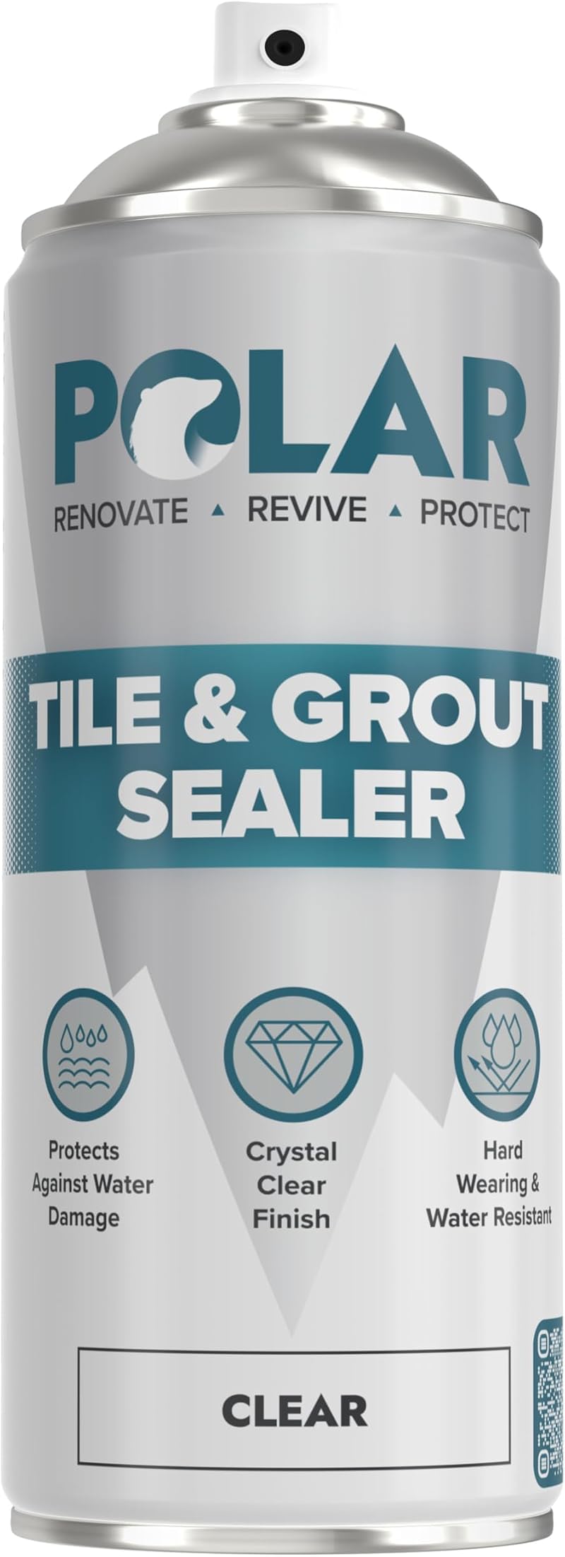 Polar Tile & Grout Sealer Spray Clear 400ml Instant Waterproofing