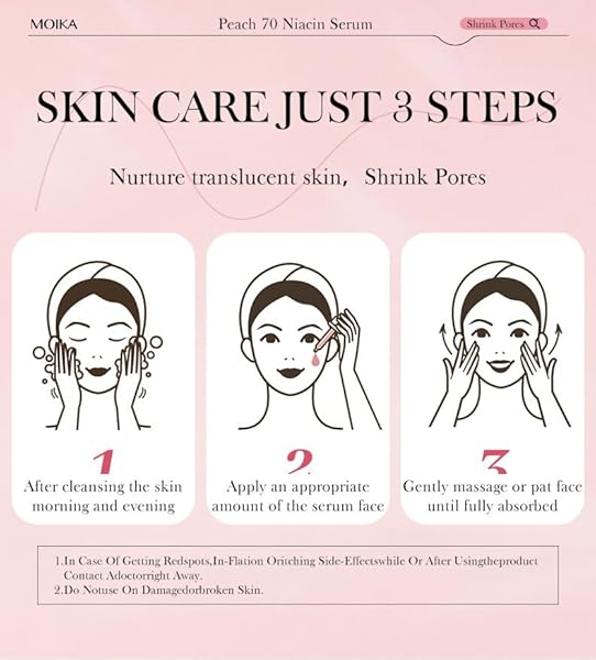 PEACH 70 NIACINAMIDE SERUM, PEACH EXTRACT, VITAMINS C AND E, ENHANCES RADIANCE, HYDRATES SKIN EADIANCE, DEEPLY HYDRATES, REPAIRS AND SOOTHES