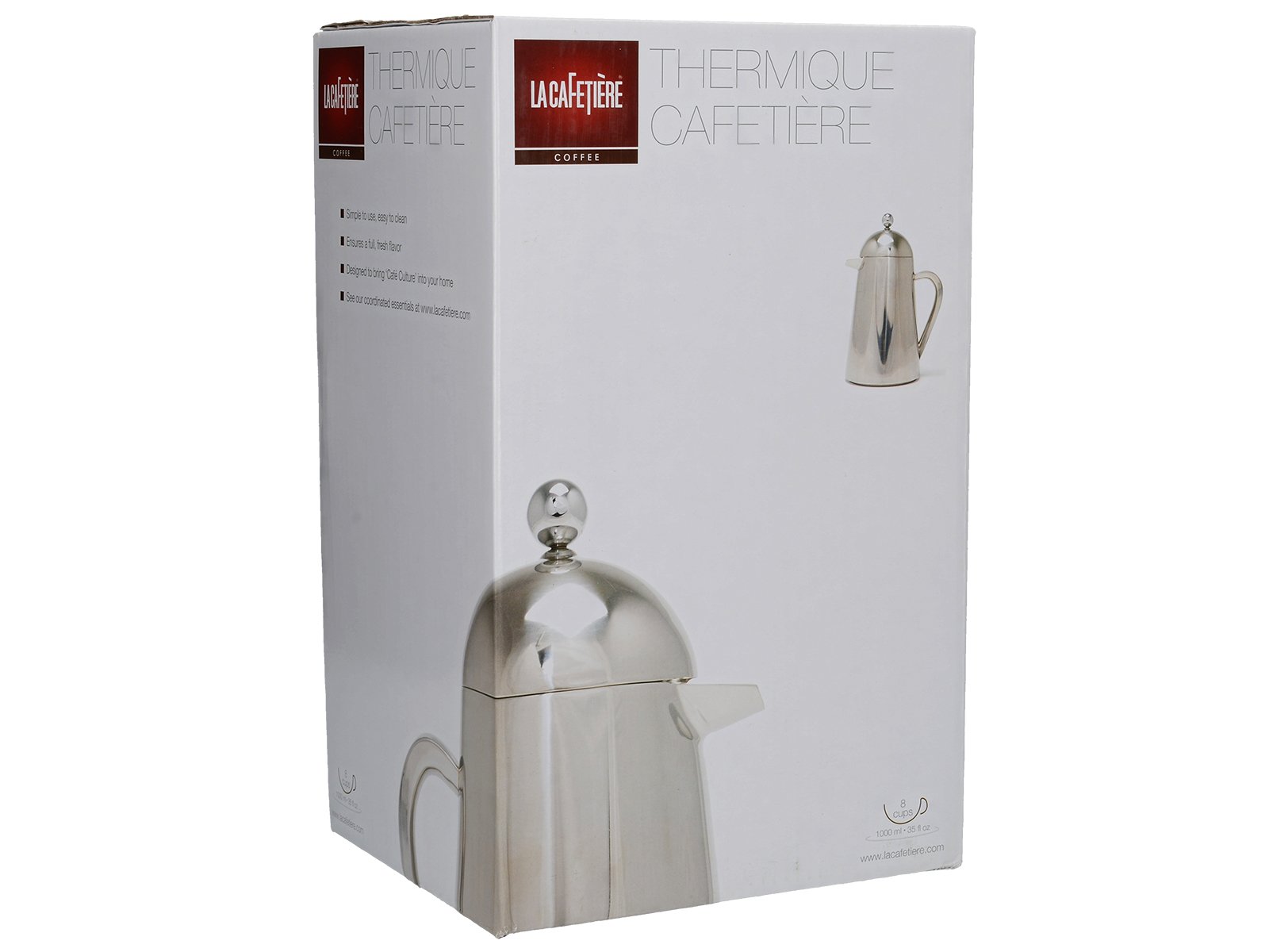 La Cafetiere Thermique Insulated 8Cup Cafetiere French Press Coffee