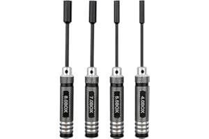 Rowiz 4PCS RC Repair Tools Nut Drivers 4.0 5.5 7.0 8.0mm Hex Screwdriver Set for RC Models Car Boat Airplane