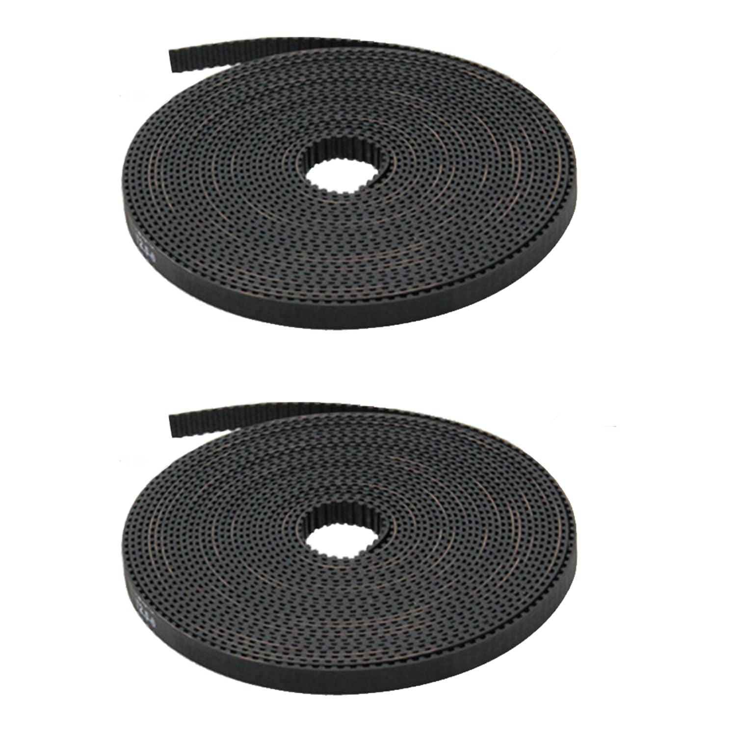 Photo 1 of 2 Packs 5 Meters GT2 Timing Belt of 3D Printer for Neptune 4 Plus/ 4 Max/Ender 3/Ender 5/CR-10/10S/Anycubic Kobra Max/Anet A8 Non-Slip 3D Printing Accessories Parts with 2mm Pitch and 6mm Wide