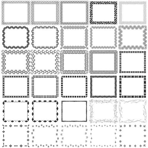 Amazon パターンブラシボーダー3 飾り罫 和 イラスト素材 ソフトウェア