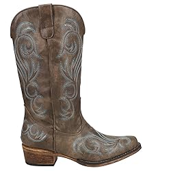 Roper Womens Riley Boot, Brown, 8