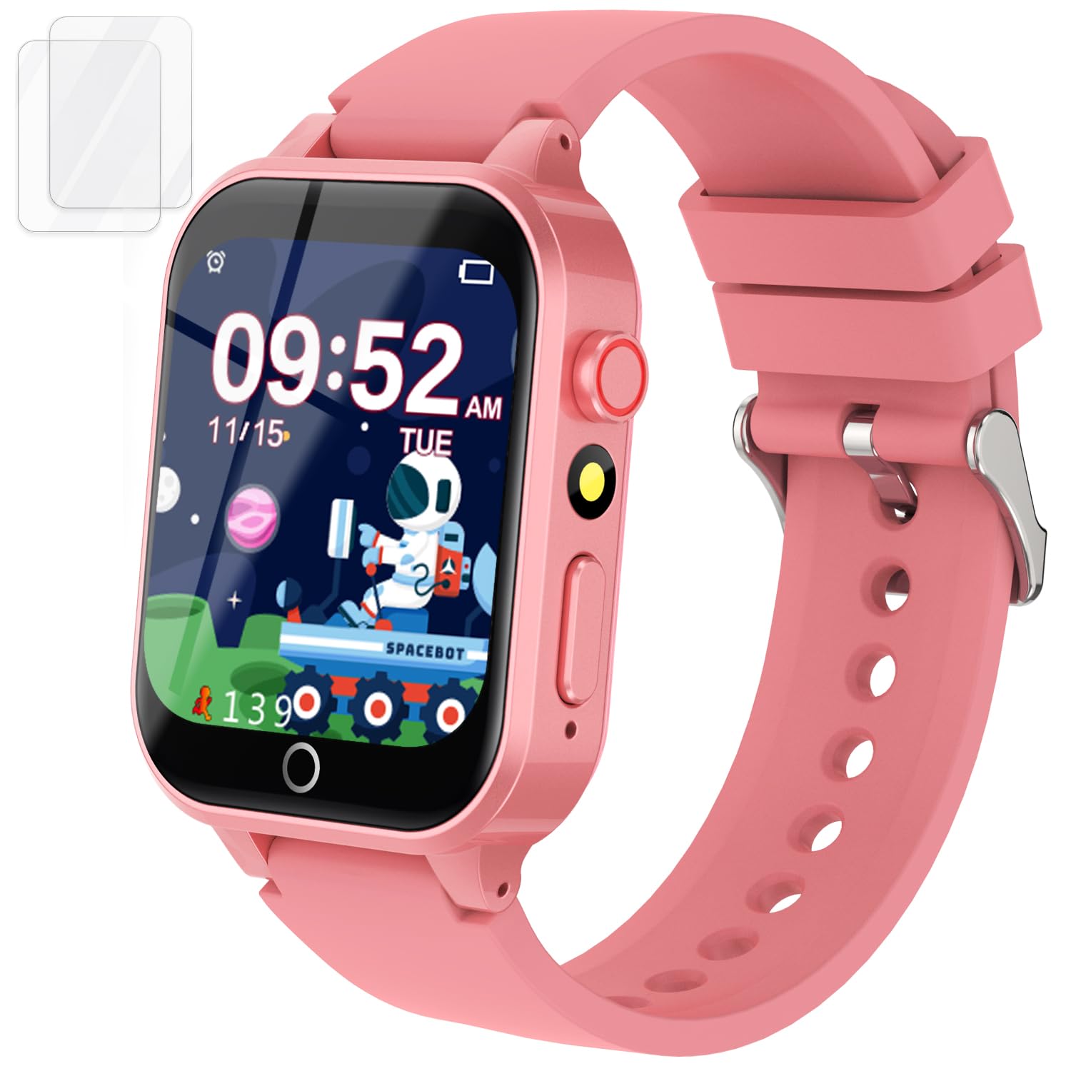 Photo 1 of Kids Smart Watches Girls Age 6-12, 26 Games Touchscreen Kids Watch with Video Camera Music Player Learning Cards Audiostory Flashlight 12/24 hr Educational Toys Birthday Gifts for Girls Ages 6 7 8