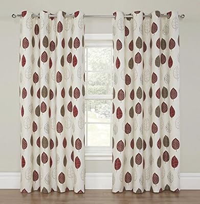 New Tesco Lined Eyelet Curtains 90 X 90 229cm X 229cm Red