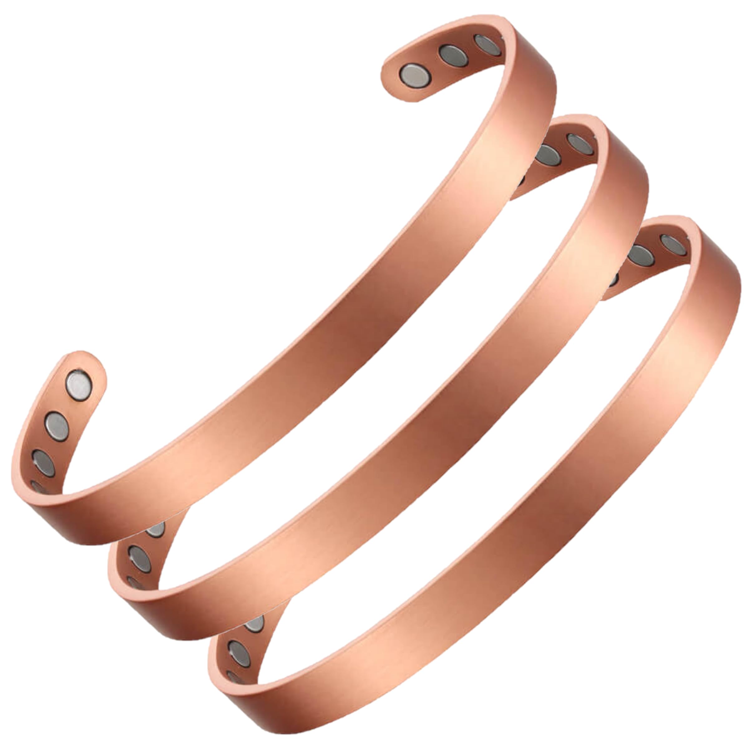 3 for 2 Value Pack Pure Copper Magnetic Bracelet