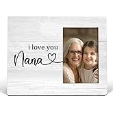 Wheatwin Gift for Grandma I Love You Nana – 4x6 Picture Frame for Nana, Birthday Thanksgiving Day Chritmas Gift, Photo Frame Gifts for Grandma on Mother’s Day