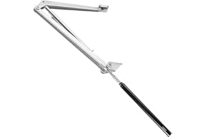 A ANLEOLIFE Automatic Roof Vent Opener Greenhouse Accessories Solar Window Louvre Thread Opener, Up to 15lbs (Centre Shalf Opener)