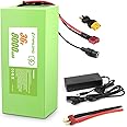 RANSYRI 36V 8Ah Universal Power Pack Rechargeable Battery with 42V 2A Adapter | 20A BMS & Waterproof Design(200-500W Systems)