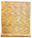 Radiance 0360726 Peeled and Polished Reed Window Blind, Natural 72-Inch Wide by 72-Inch High