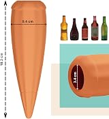 vensovo Terracotta Self Watering Spikes 10 Pcs Plant Watering Devices view 2