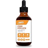 Jantu Pine Pollen 4 fl oz Tincture - Pine Pollen 10:1 Extract Powder Liquid Drops Supplement for Men & Women