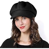 Sumolux Women Beret Newsboy Hat French Wool Cap Classic Autumn Spring Winter