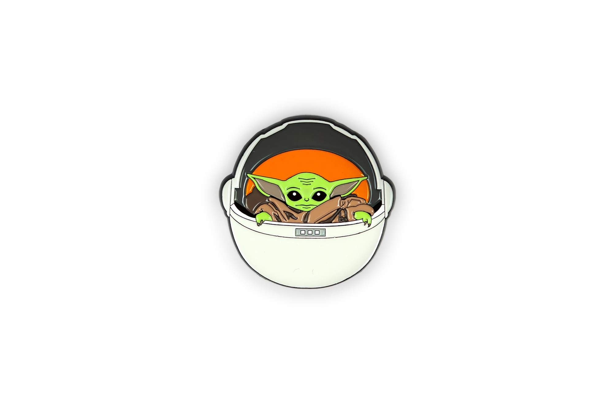 Star Wars: The Mandalorian The Child Collector Pin | Official Star Wars Collectible Enamel Pin | Baby Yoda In Carriage | Measures 1.5 Inches