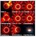 6 Pack LED Road Flares Emergency Light - Roadside Emergency Kit, Safety Flare w/Magnetic Base for Car Truck Boat RV w/Batteries, Carry-Case, and Extra Battery Set