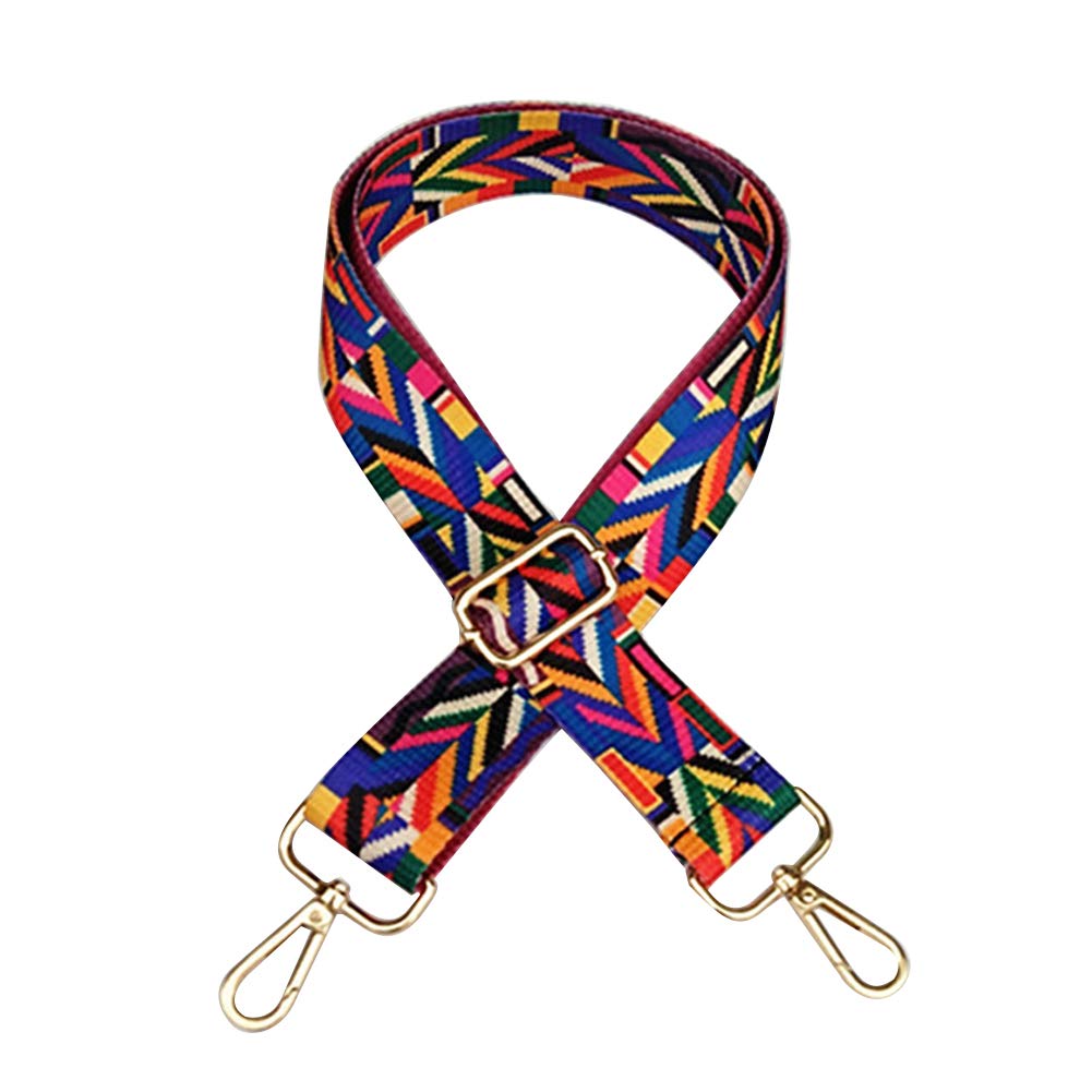 Amorar Women's Bag Strap Universal Wide Shoulder Strap Colourful for Bags 75-125 cm Length Adjustable Shoulder Strap for Handbags DIY Accessories, Womens, 2, standard size