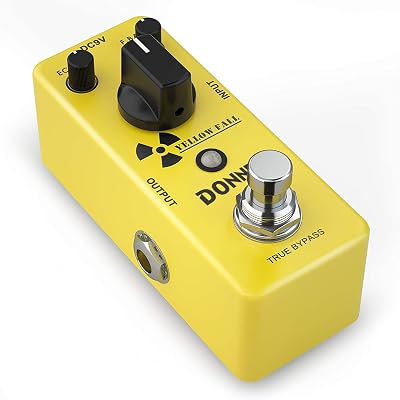 Donner Yellow Fall Delay Guitar Pedal Analog True Bypass 620ms Mini